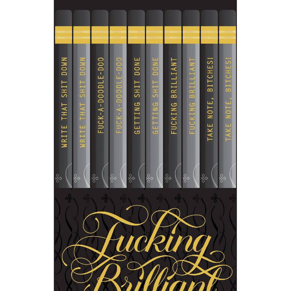 Fucking Brilliant Pencils 10 Pack