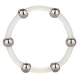 Steel Beaded Silicone Ring - Extra Large