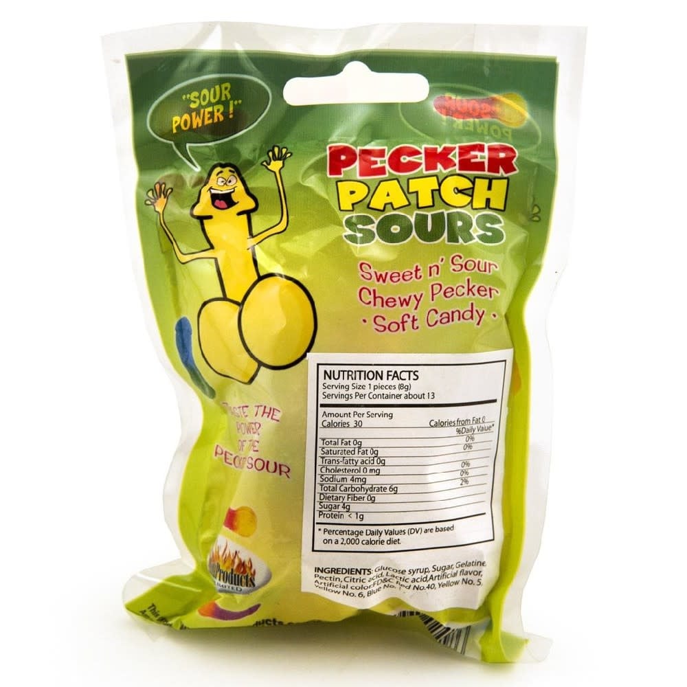 Pecker Patch Sour Gummy Candy