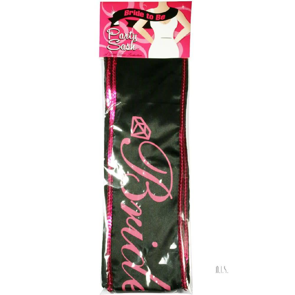 Bride to Be Black Sash