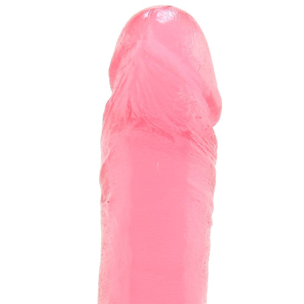 Crystal Jellies Ballsy Super Cock 7-inch - Pink