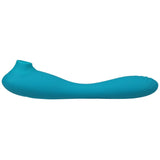 This Product Sucks - Sucking Clitoral Stimulator With Bendable G-Spot Vibrator - Teal