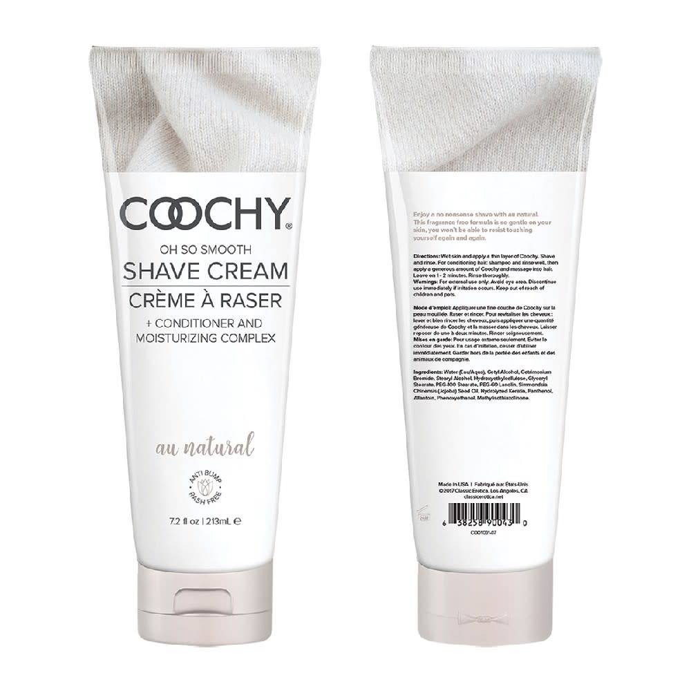 Coochy Shave Cream - Au Natural - 7.2 oz