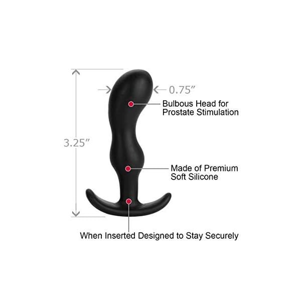 Mood Naughty 2 Silicone Anal Plug Large Black