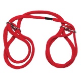 Rope Bondage Cuffs - Red