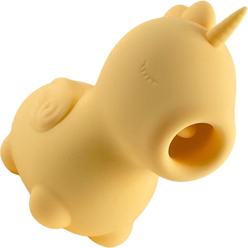 Unihorn - Bean Blossom Thick Flicking Tongue Vibe - Yellow