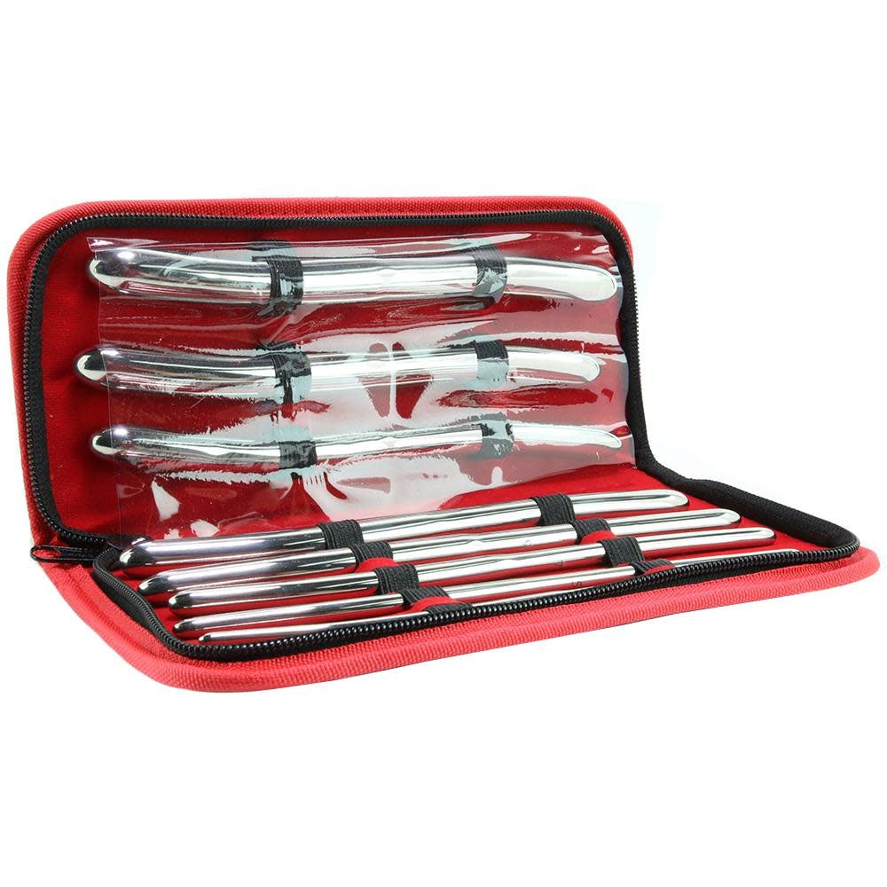 Rouge Stainless Steel Hegar 8 pc Dilator Set