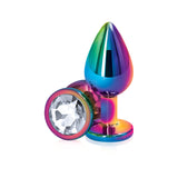 Rear Assets Anal Plug - Multicolor - Medium - Clear