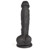 Colours Pleasures 8 inch Dildo - Black