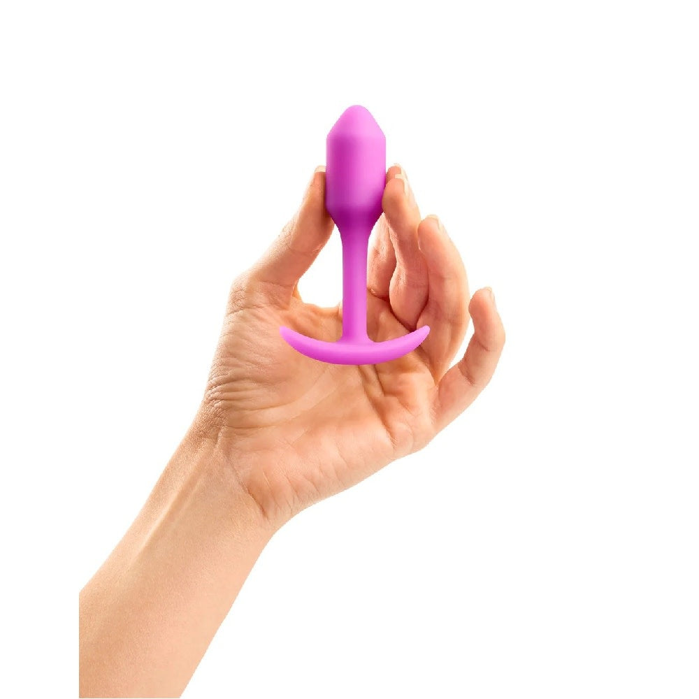 b-Vibe Weighted Snug Plug 1 - 55g Fuchsia