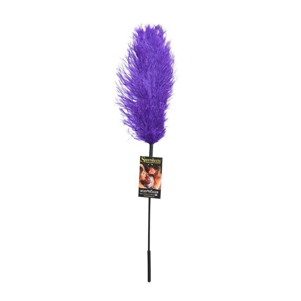 Ostrich Feather Purple Tickler