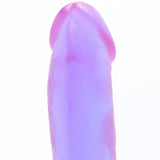 Crystal Jellies 7.5" Master Cock with Balls - Purple