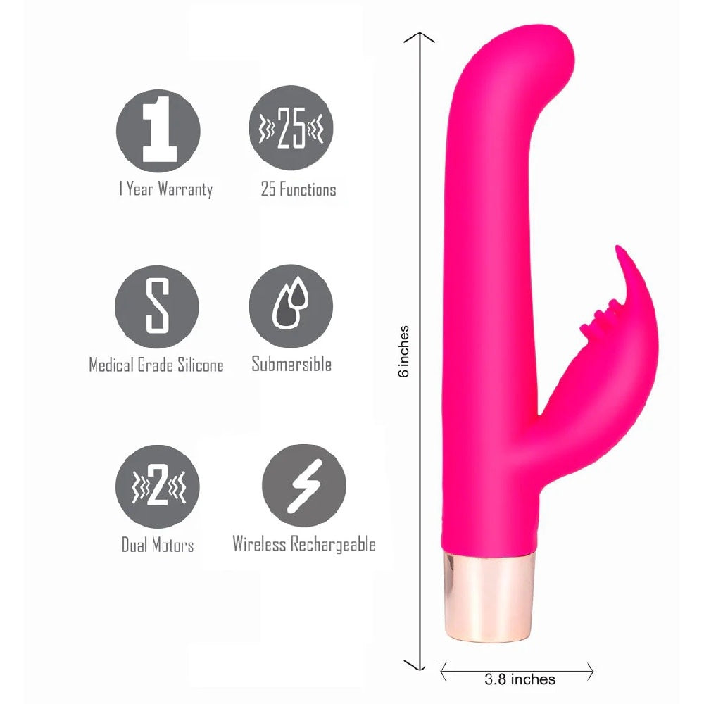 Hailey Maia Pro Silicone G-Spot Rabbit Vibe