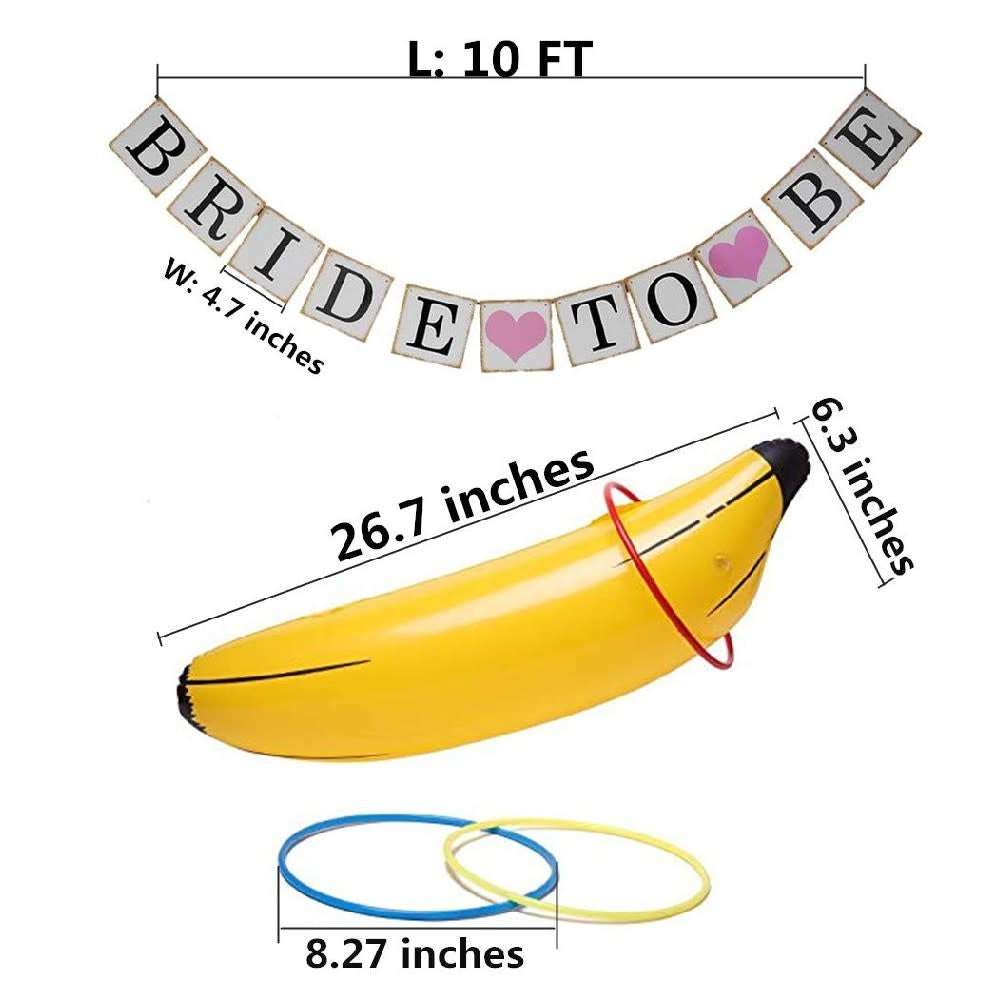 Bachelorette Party Favors Inflatable Banana Ring Toss