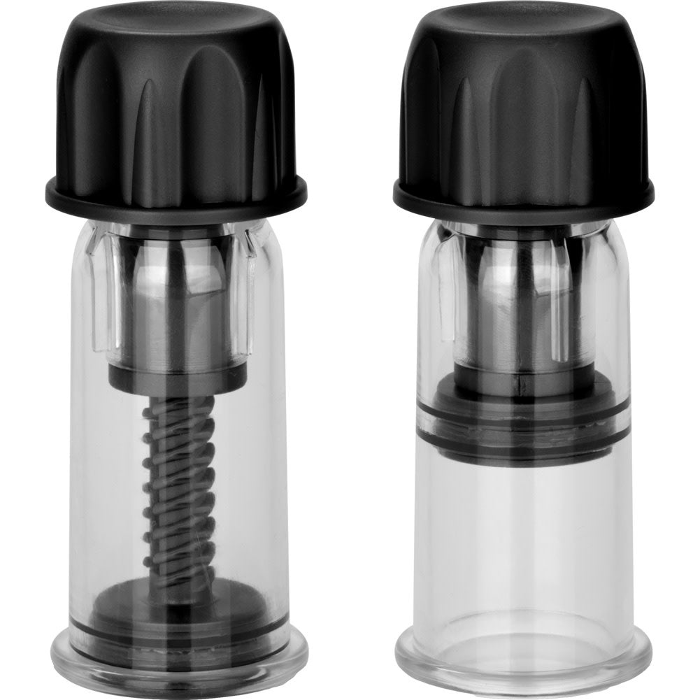 Nipple Play Vacuum Twist Suckers - Black