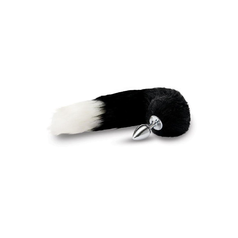 Chrome Plug With Black Fox Tail and Talons