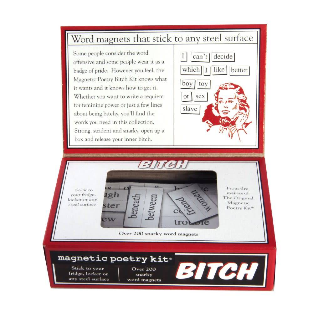 Magnetic Poetry Kit: The BITCH Edition