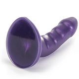 Curve Silicone Dildo - Midnight Purple