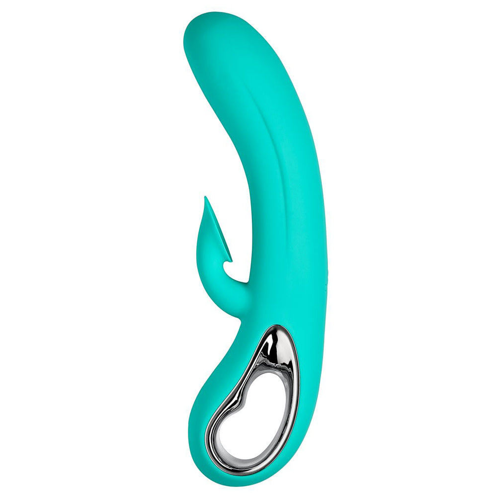 Air Touch II Clitoral Suction Vibrator - Teal Groove Air Touch II Clitoral Suction Vibrator - Teal Groove