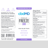 CBD Freeze Pain Relief Roller 300mg 3oz