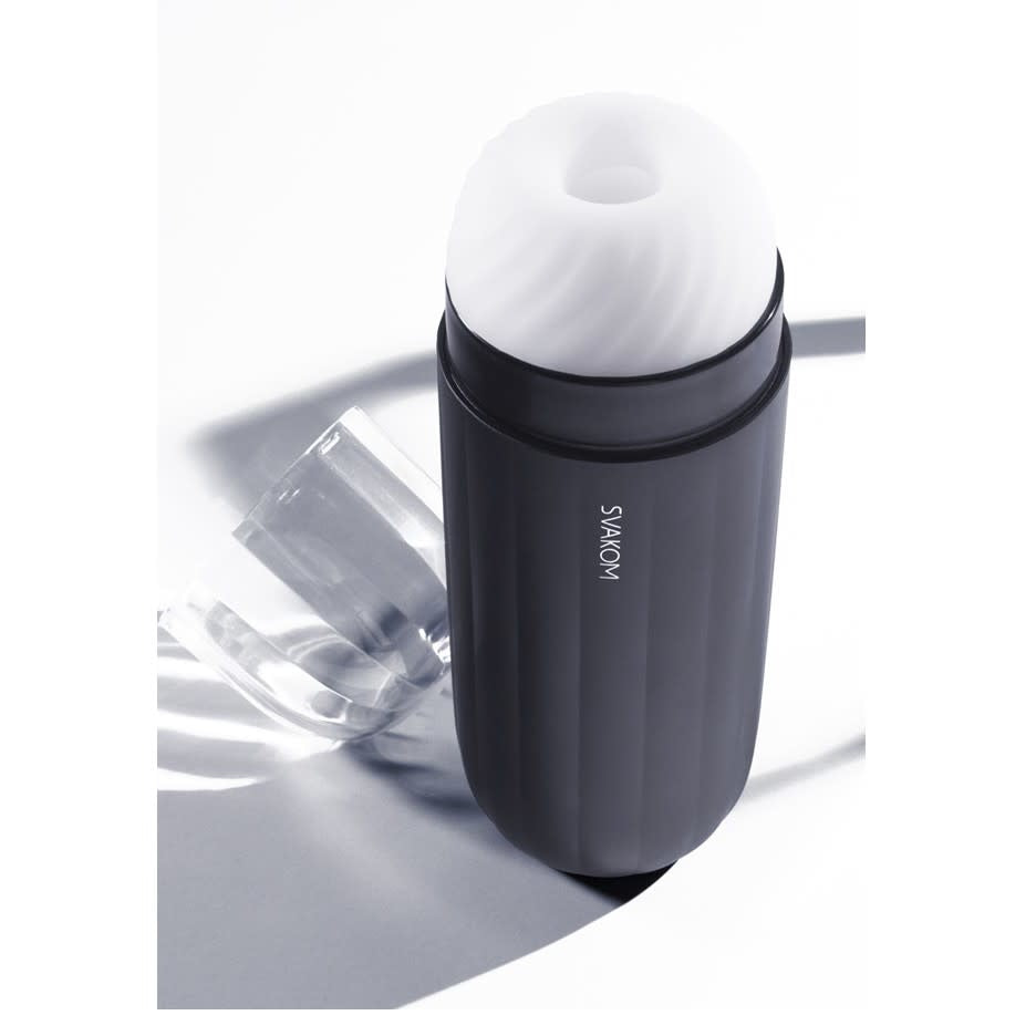 svakom Sam Neo Connexion Suction & Vibrating Masturbator Groove svakom Sam Neo Connexion Suction & Vibrating Masturbator Groove