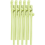 Bachelorette Glow-In-The-Dark Dicky Sipping Straws - 10 Piece