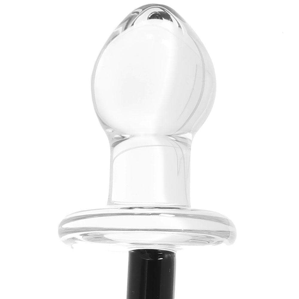 3" Horse Tail Glass Butt Plug