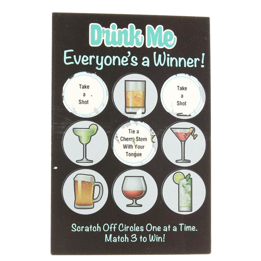 Drink Me Lotto Scratch Card