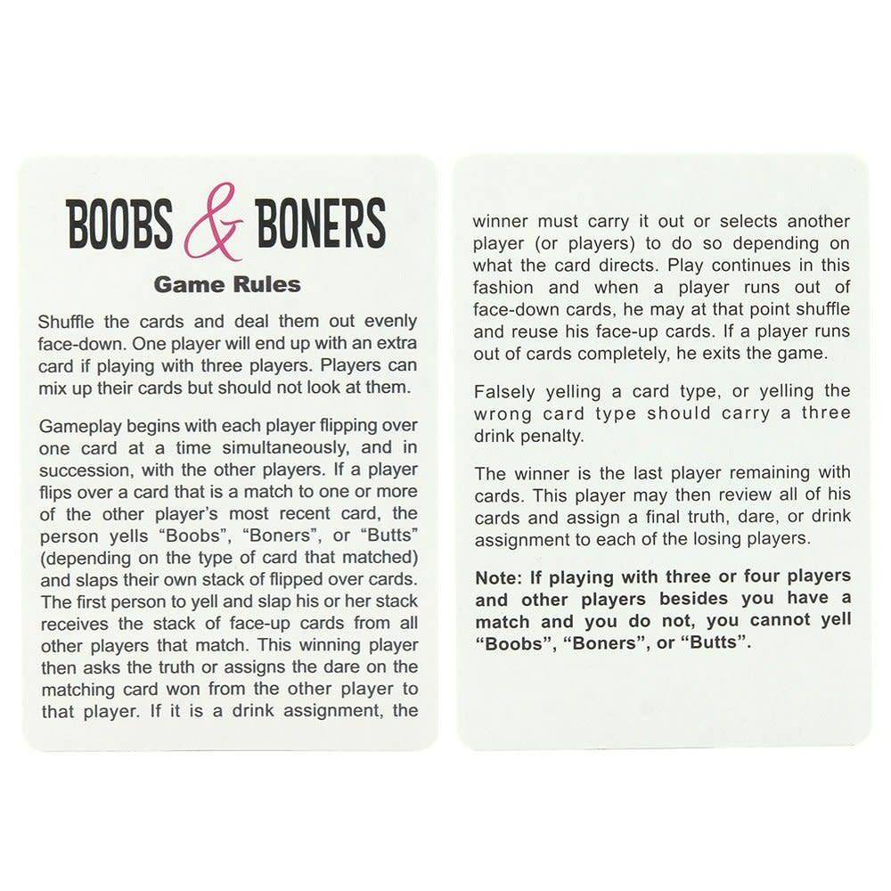 Boobs and Boners Card Game