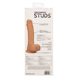 Silicone Studs Dual Density Dong 6.25" White