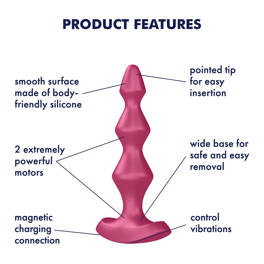 Lolli-Plug 1 Anal Vibrator - Berry