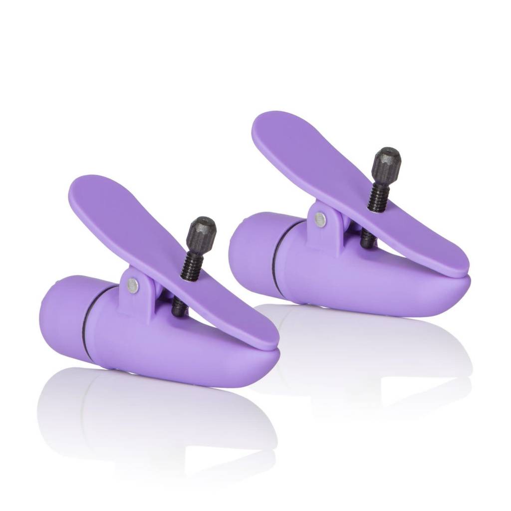 Nipplettes Nipple Vibrating Clamps Purple Groove Nipplettes Nipple Vibrating Clamps Purple Groove