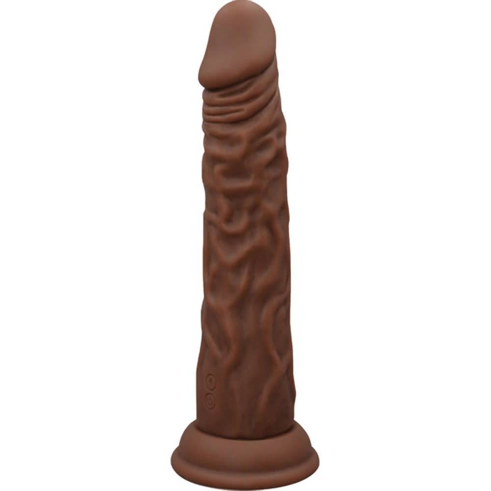 Turbo Shaft Realistic Vibrator Brown