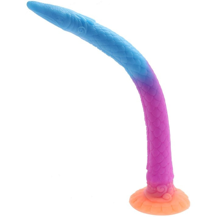Creature Cocks - Makara Glow-in-the-Dark Silicone Snake Dildo Groove Creature Cocks - Makara Glow-in-the-Dark Silicone Snake Dildo Groove