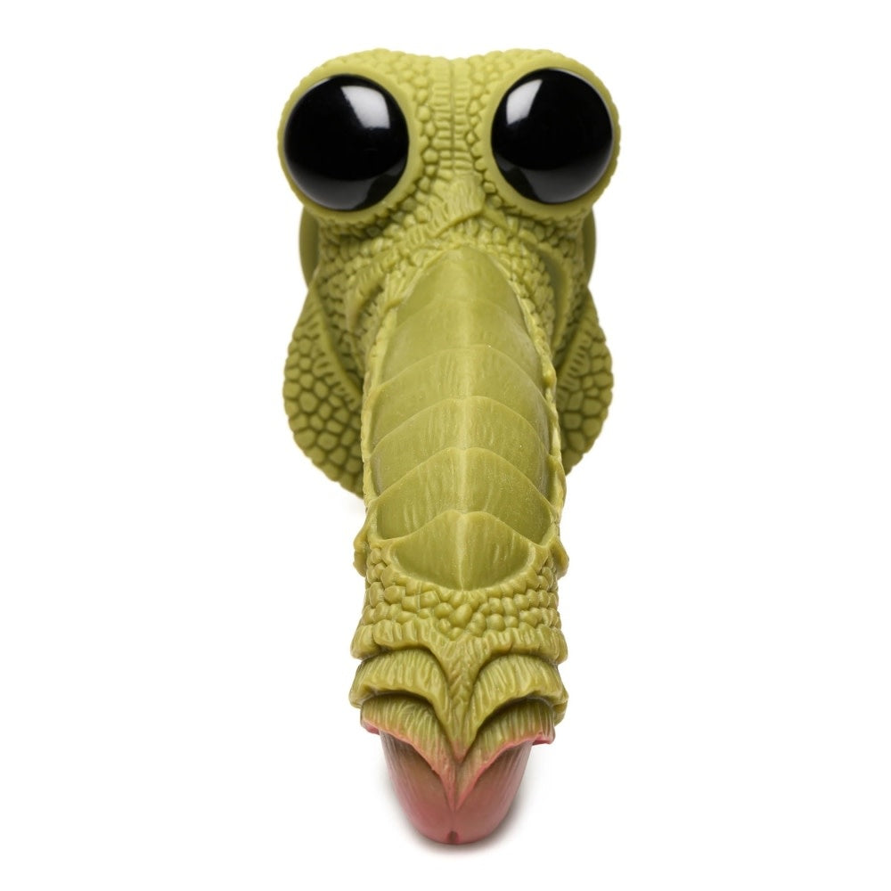 Creature Cocks - Swamp Monster Green Scaly Silicone Dildo