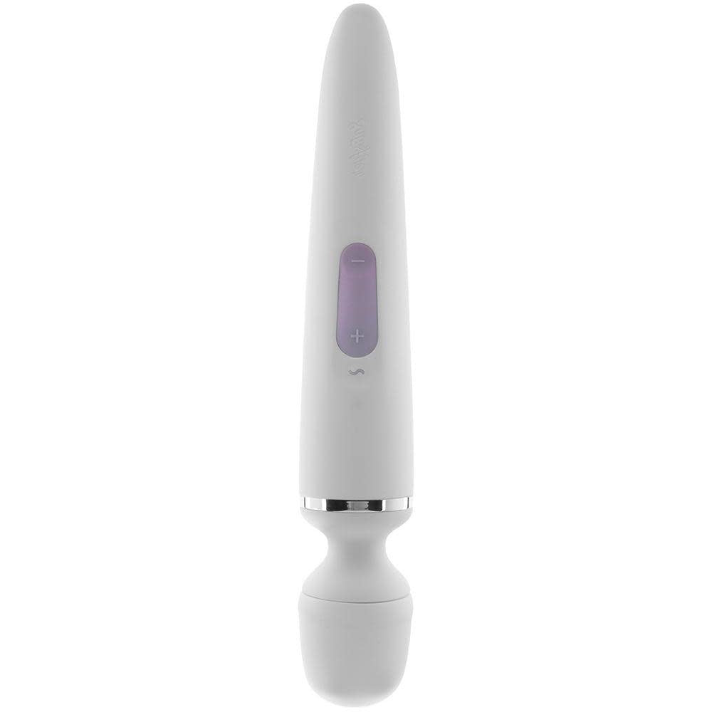 Wand-er Woman Rechargeable Vibrating Wand White