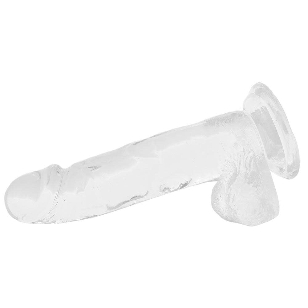 King Cock Clear 8" Cock With Balls