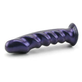 Echo Vibrating Silicone Dildo - Midnight Purple