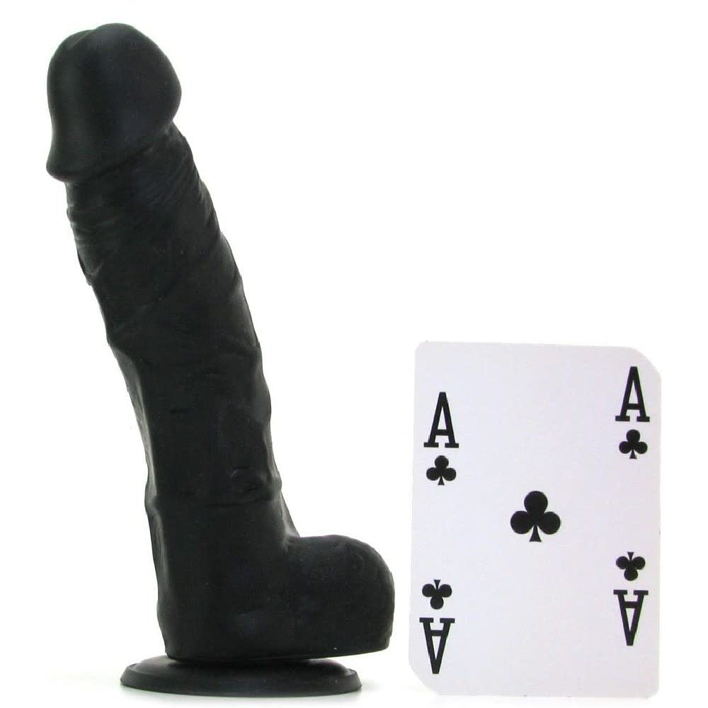 Colours Pleasures 7 inch Dildo - Black