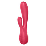 Mono Flex G-Spot Rabbit Vibrator Red