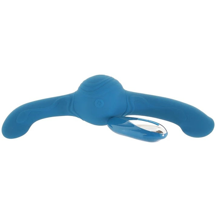 Revolution Tsunami Teal Gyrating Double Ended Vibrator