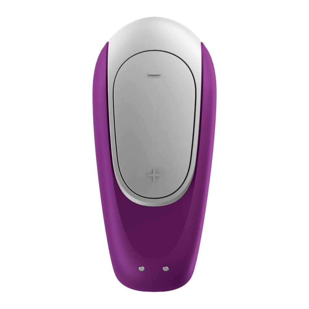 Double Fun Couples App Vibrator With Remote Purple