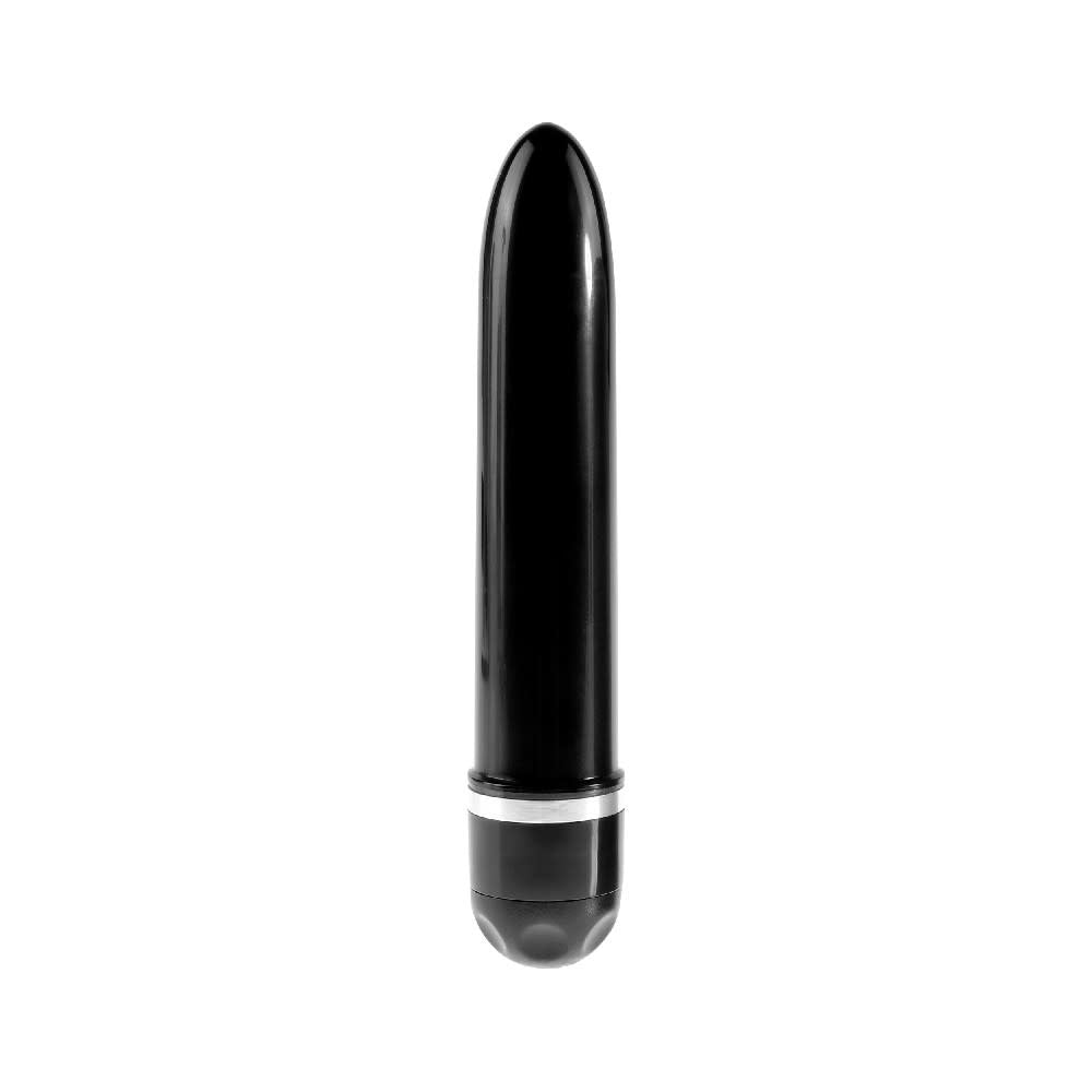 King Cock 7-inch Vibrating Stiffy - Chocolate