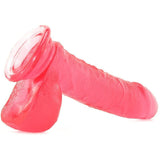 Crystal Jellies Ballsy Super Cock 7-inch - Pink