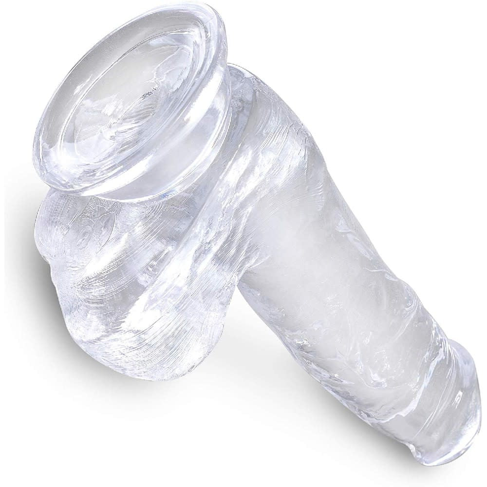 King Cock Clear 6" Cock With Balls