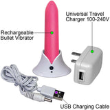 Point 20-Function Rechargeable Vibrating Bullet