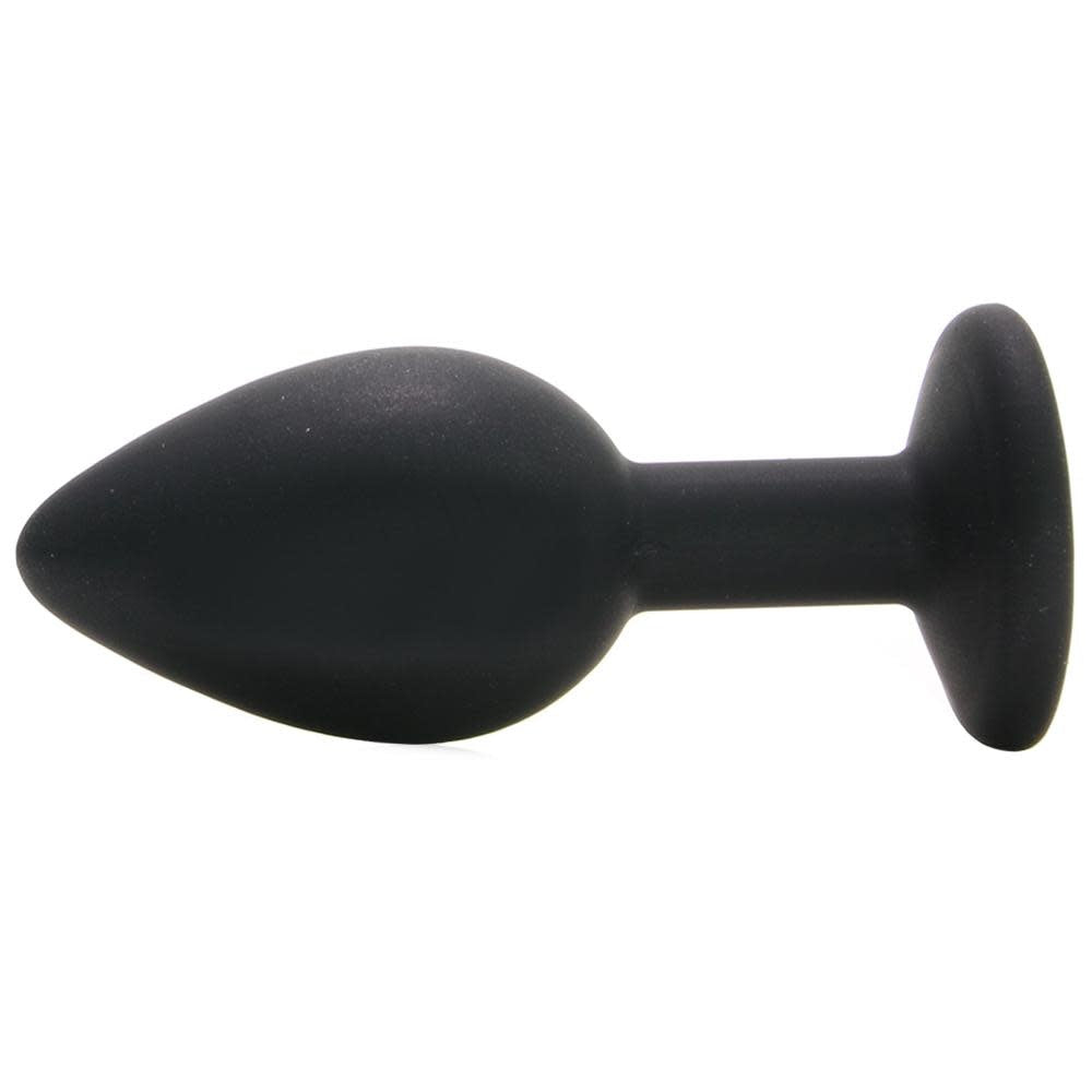 Silicone Diamond Plug Black - Small