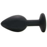 Silicone Diamond Plug Black - Small