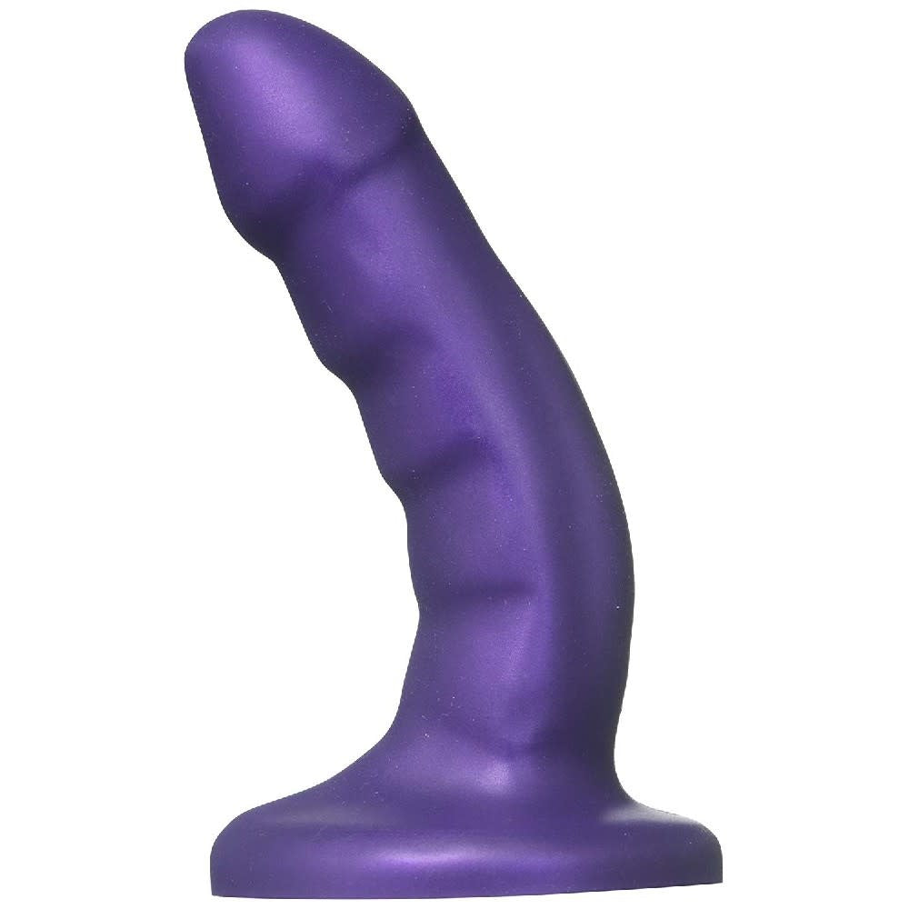 Curve Silicone Dildo - Midnight Purple