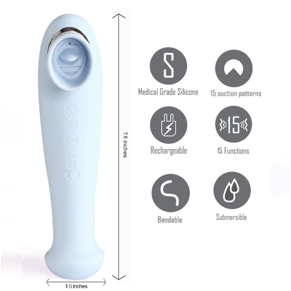 Destiny Suction Vibrator With Flickering Tongue